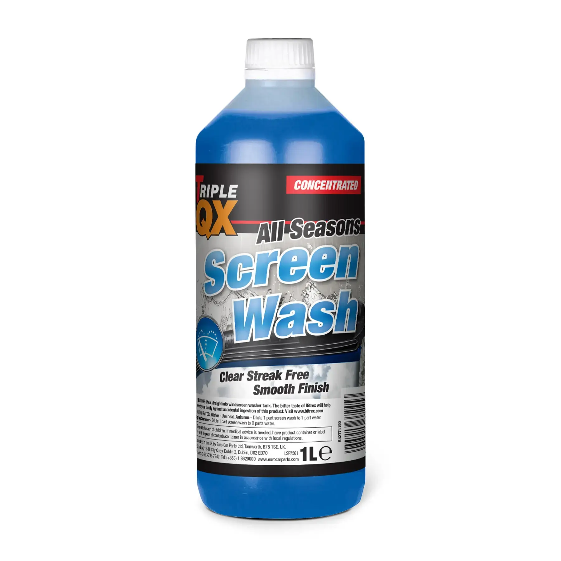 Triple QX Concentrated Screenwash 1Ltrs