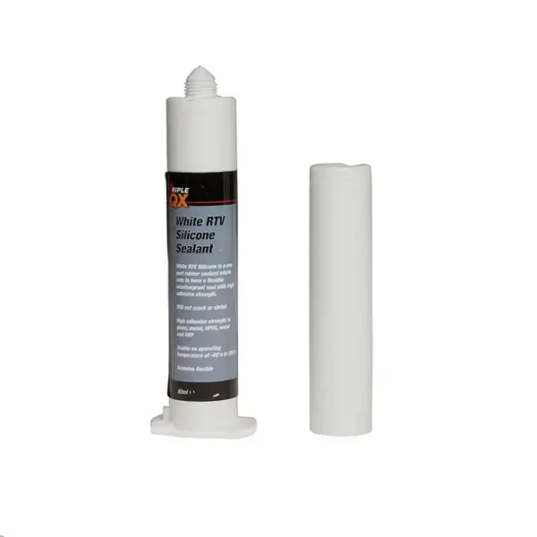 Triple QX White Silicone Rtv Sealant 80ml