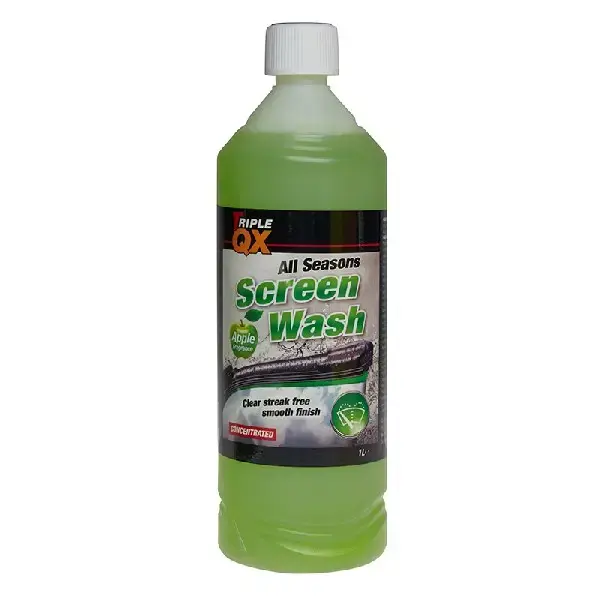 Triple QX -7c Concentrated Screenwash 1Ltrs Apple Scented All seasons