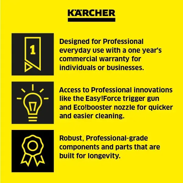 Karcher HD 5/11 P 2.2kW Professional Pressure Washer Home Kit