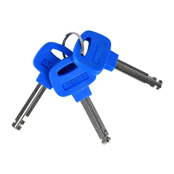 Oxford Motorcycle Barrier Armoured Cable 1.4mx25mm Blue