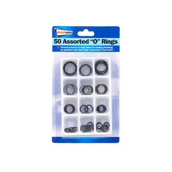 Streetwize 50 Pcs O-Ring Assortments