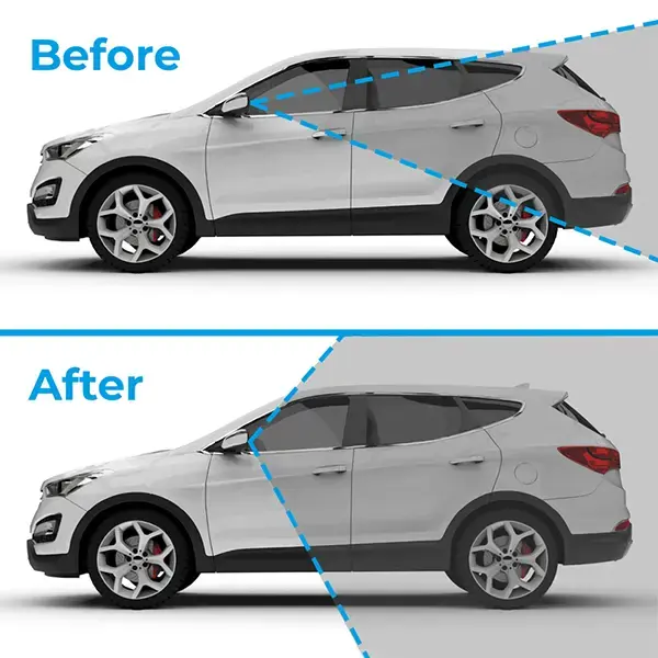 Simply Adjustable Circular Blind Spot Mirror 