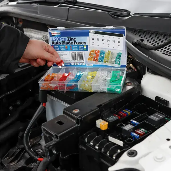 Streetwize 120pcs Zinc Car Fuse Set