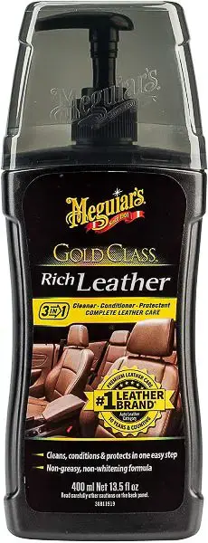Meguiars Gold Class Rich Leather 3in1 Cleaner Conditioner Protectant 400ml