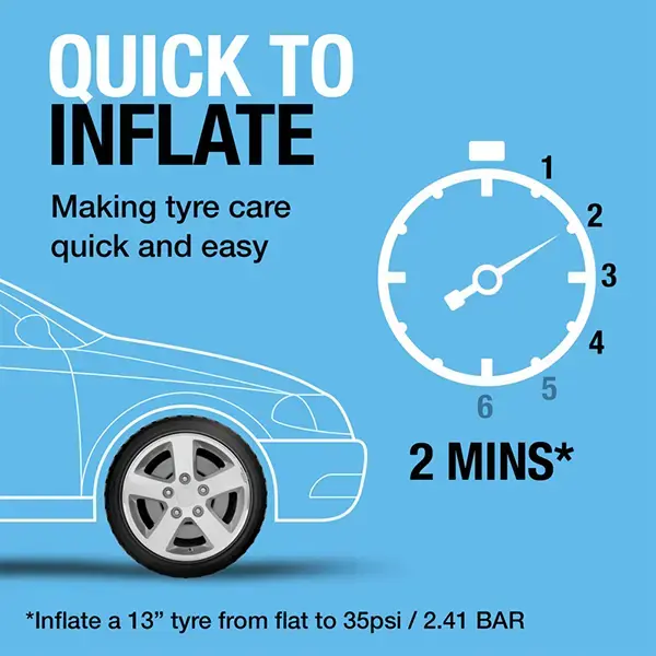 Ring Auto RTC1000 Rapid Digital Tyre Inflator 12V DC