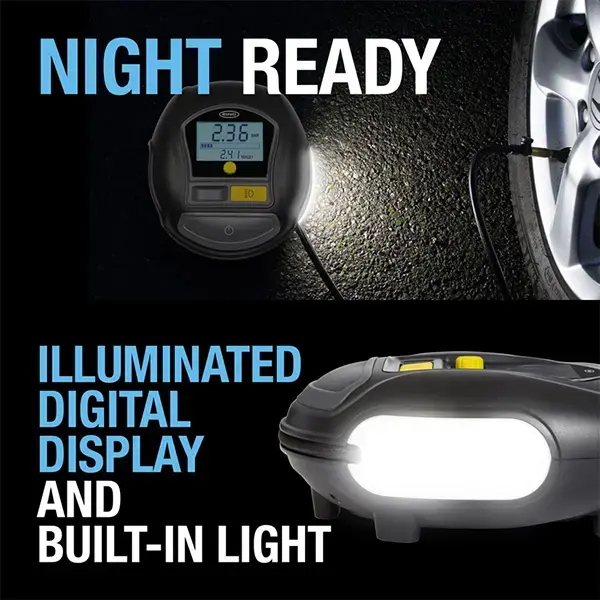 Ring Auto RTC1000 Rapid Digital Tyre Inflator 12V DC