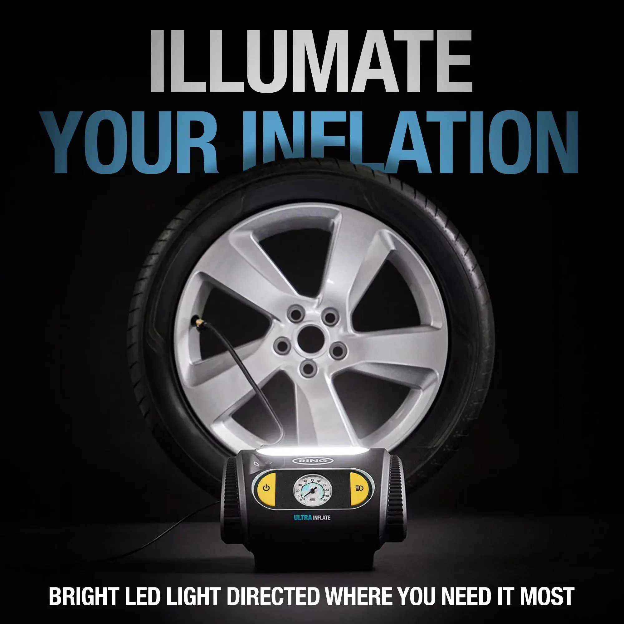 Ring Auto RTI110 UltraInflate 10 Analogue Tyre Inflator