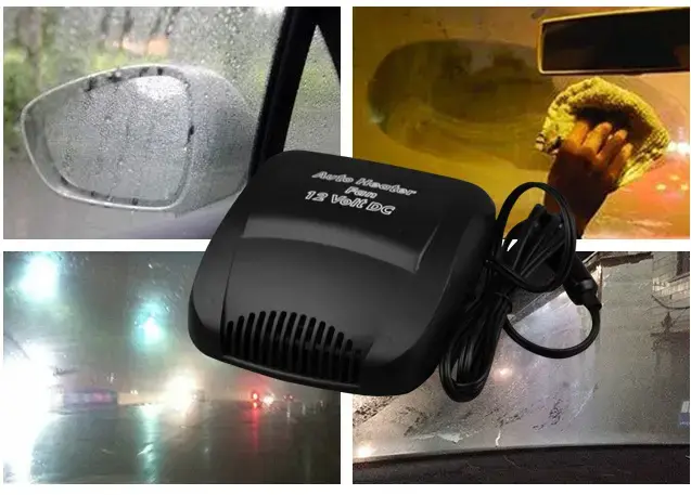 Top Tech 12v Window Demister Heater and Fan 150w