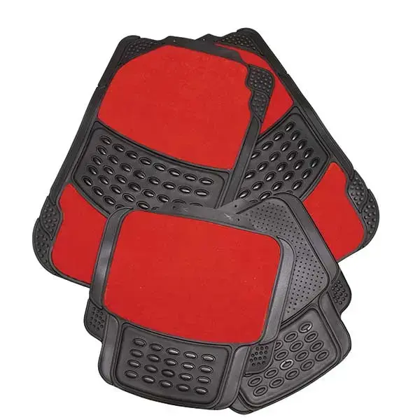 Top Tech Black Rubber Mat Set - Red Carpet Centre