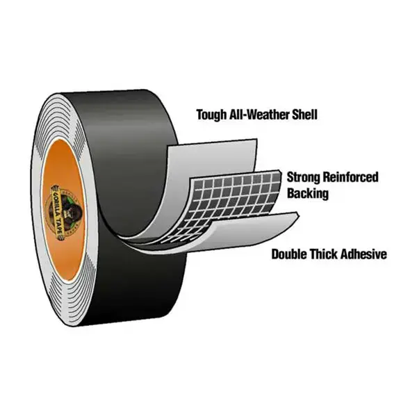 Gorilla Tape Black 32mtr