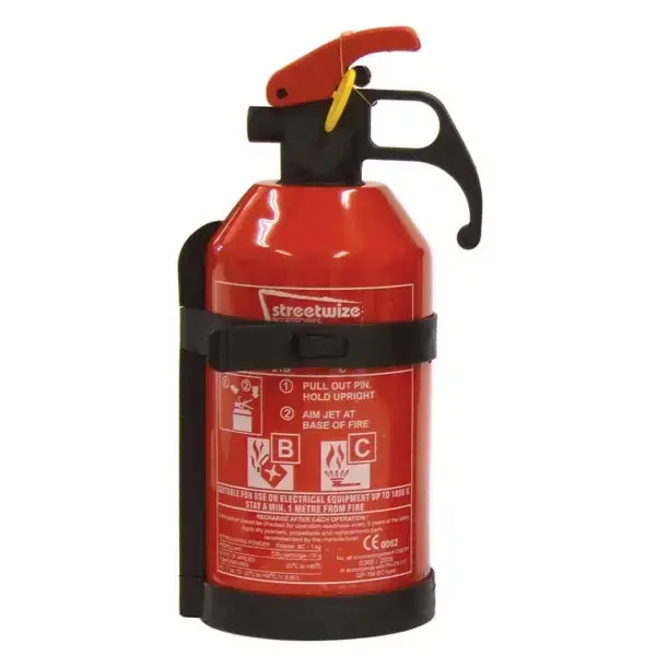 Streetwize 1kg Fire Extinguisher Dry Powder-BC Classification