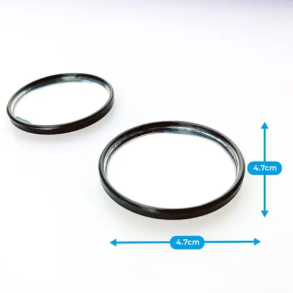 Simply Black Circular Blind Spot Mirror 2 Pack