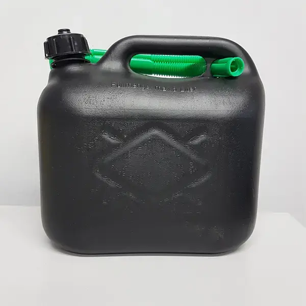 CAR-BORN 5L Plastic Black Fuel Can Approved