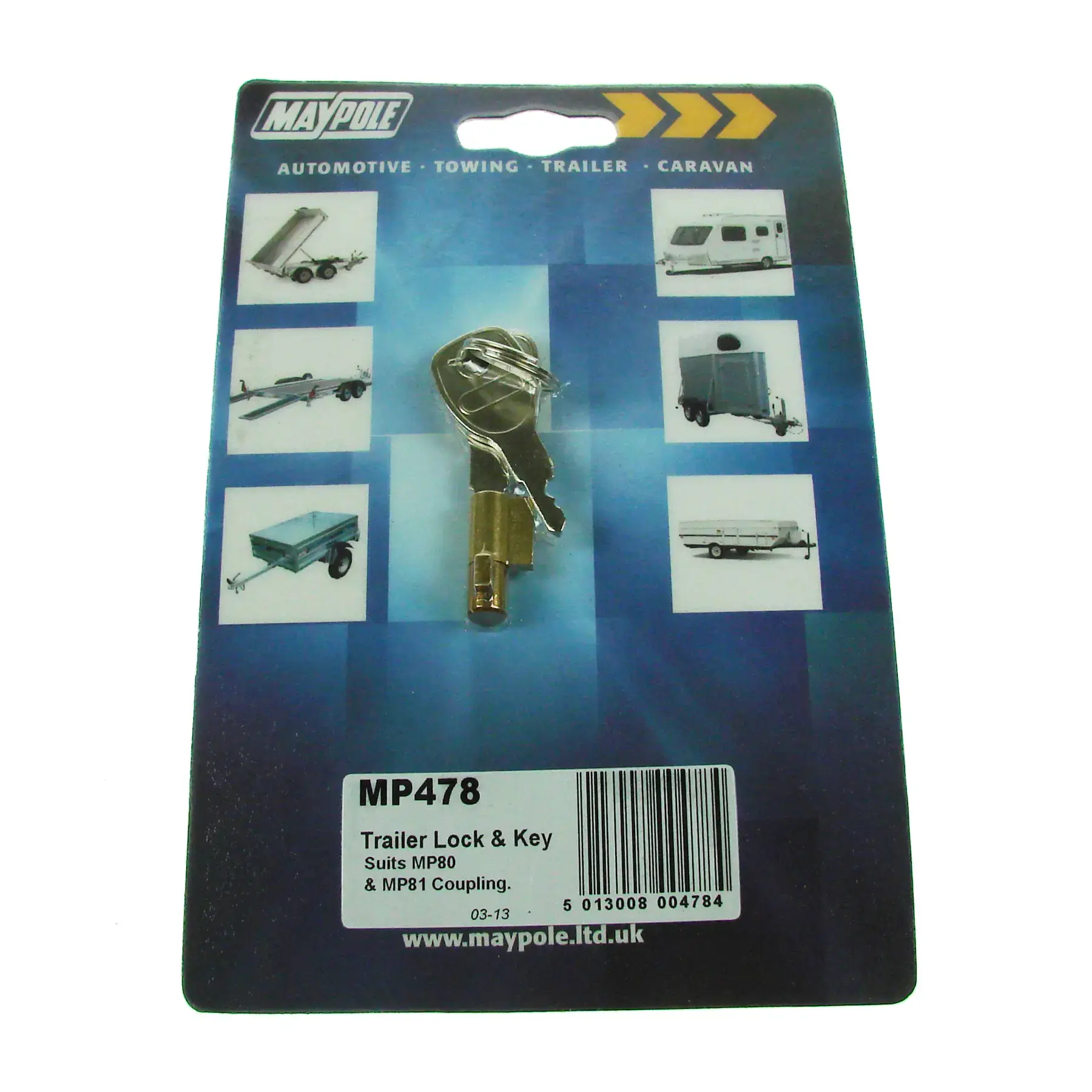 Maypole SECURITY - LOCK AND KEY (INTEGRAL) FITS MP80 DP