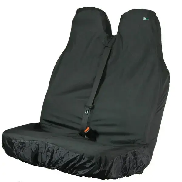 Town & Country UNIVERSAL VAN PASSENGER DOUBLE WATERPROOF SEAT COVER - BLACK