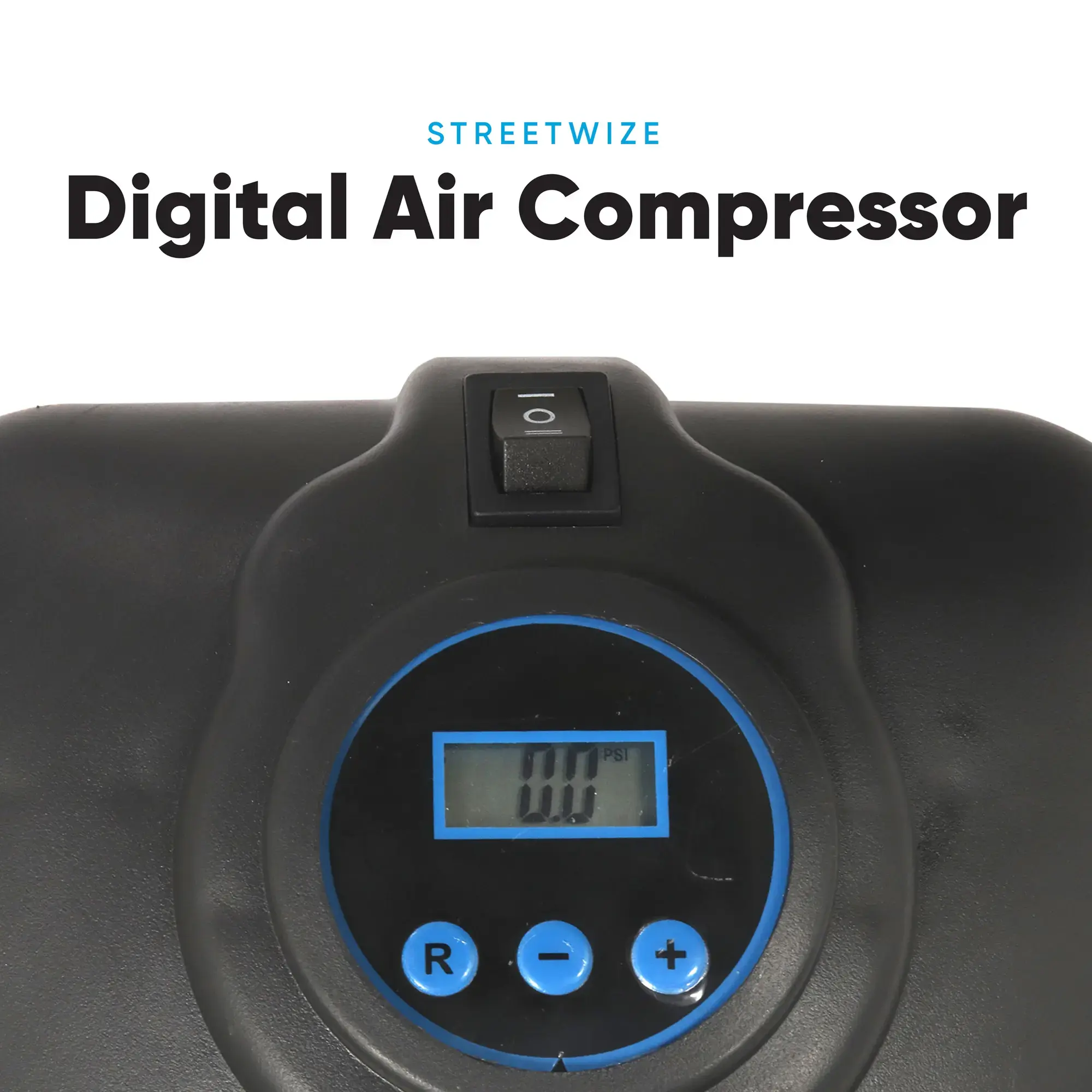 Streetwize 150PSI 12V Compact Digital Air Compressor With Auto Shut-Off
