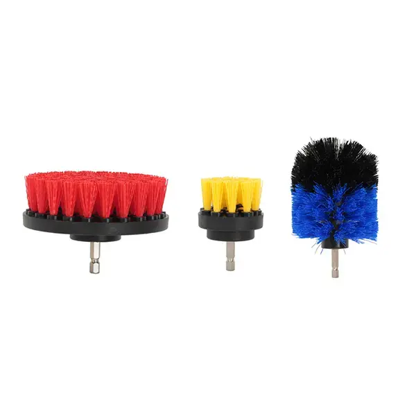 Streetwize 3pc Drill Brush Head Set