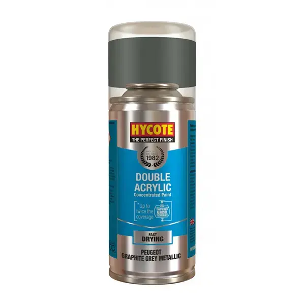Hycote Peugeot Graphite Grey Metallic Spray Paint - 150ml