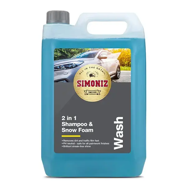 Simoniz 2 In 1 Shampoo And Snow Foam 5L