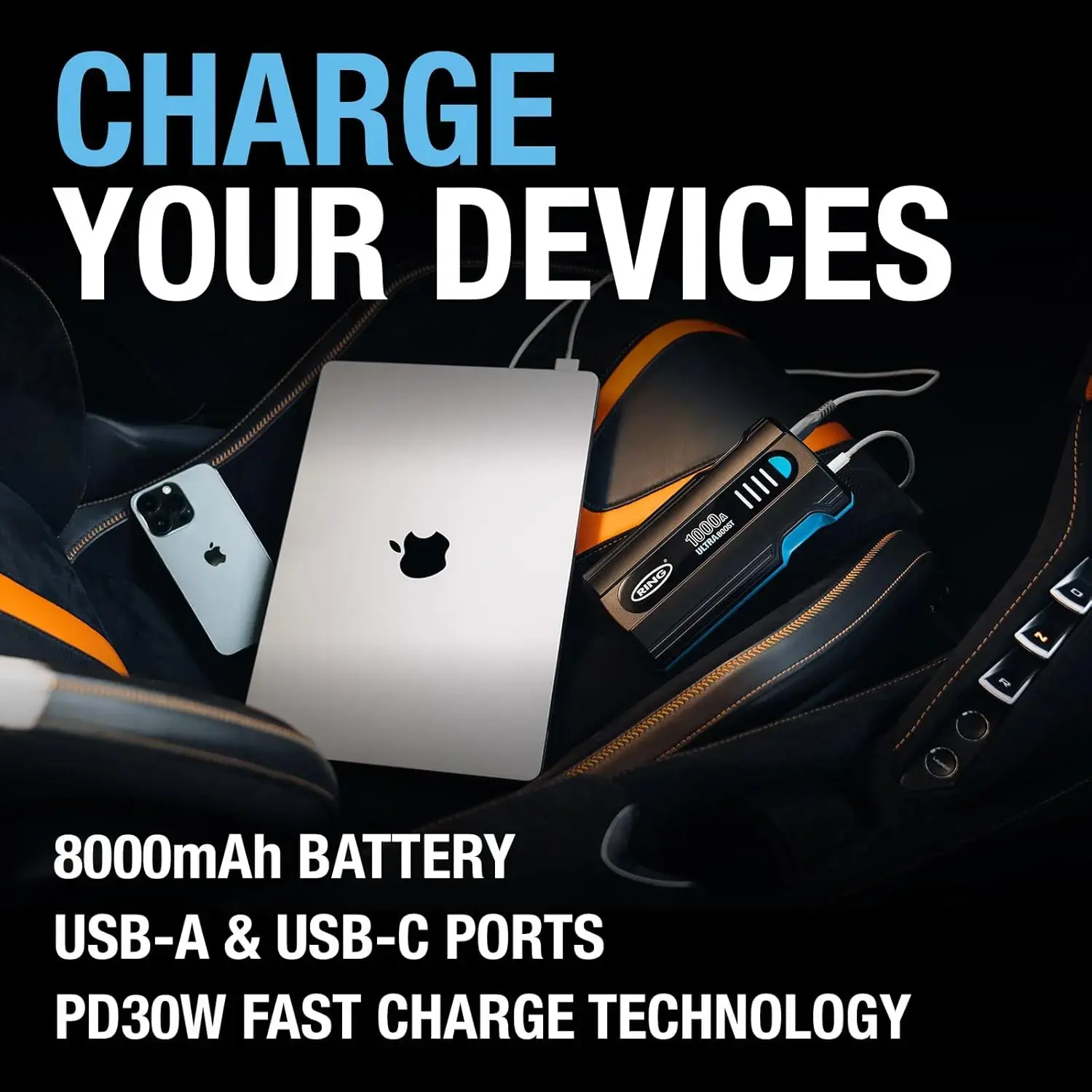 Ring Auto RJS020 ULTRABOOST 1000 Jump Starter