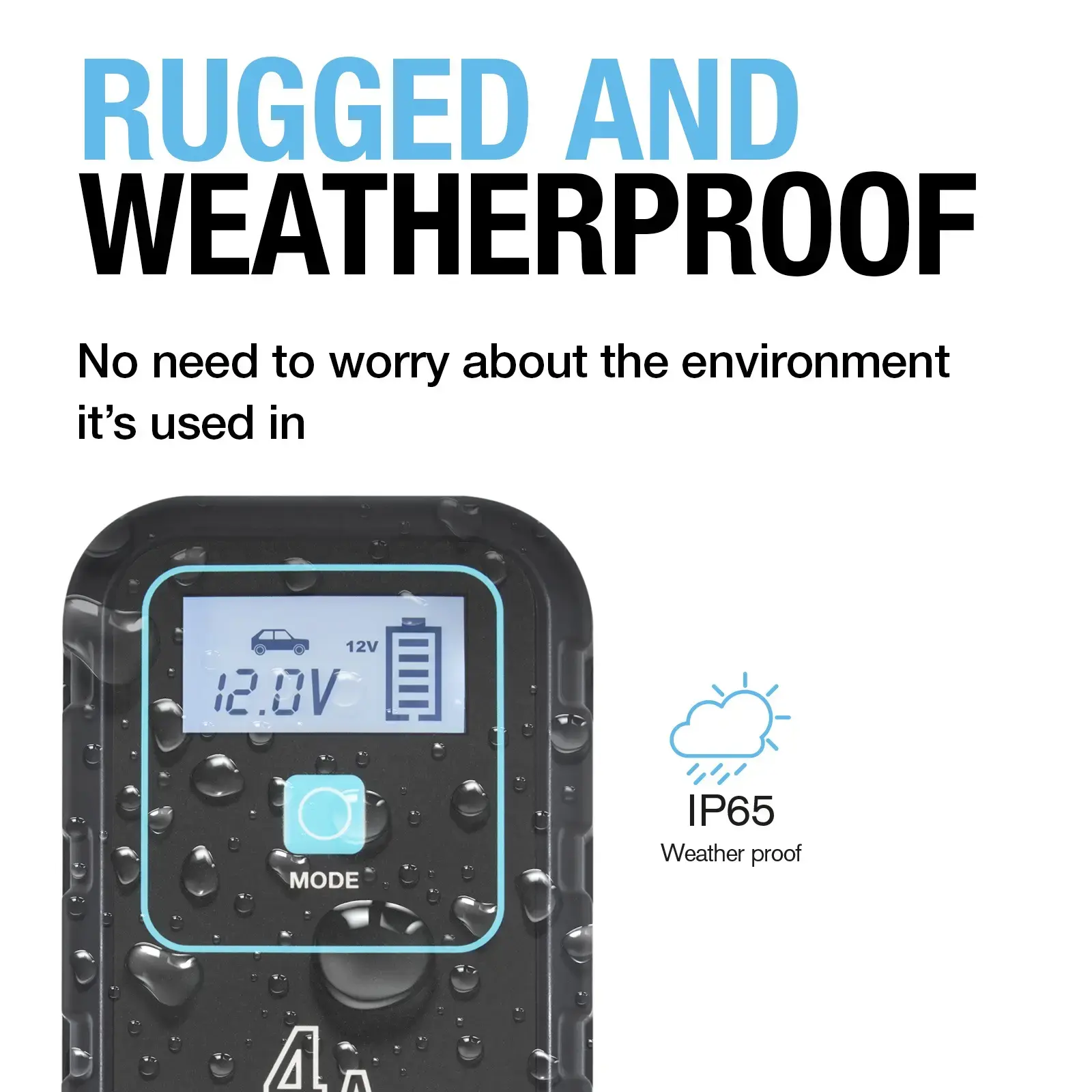 Ring Auto RSC904 SMARTCHARGE 4 Charger & Maintainer Lithium Battery Compatible 6V / 12V