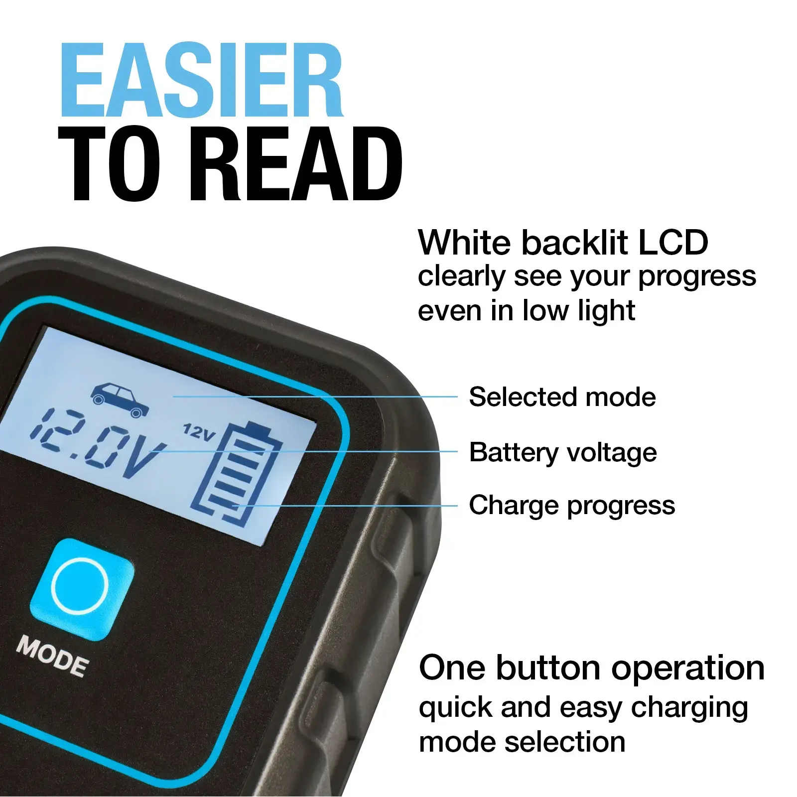 Ring Auto RSC906 SMARTCHARGE 6 Charger & Maintainer Lithium Battery Compatible 6V / 12V