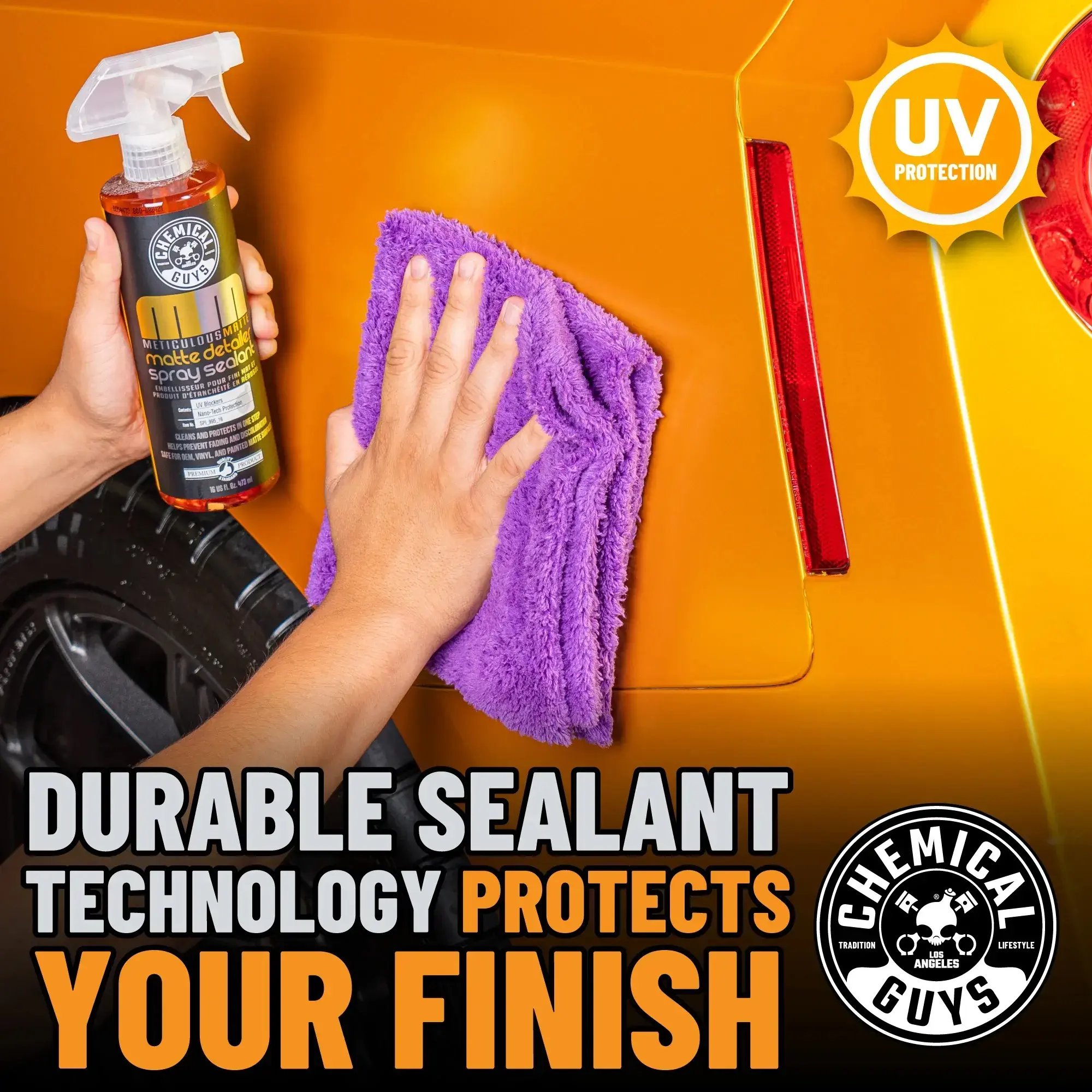 Chemical Guys Meticulous Matte Detailer Spray & Sealant for Crisp Satin & Matte Finishes 473ml