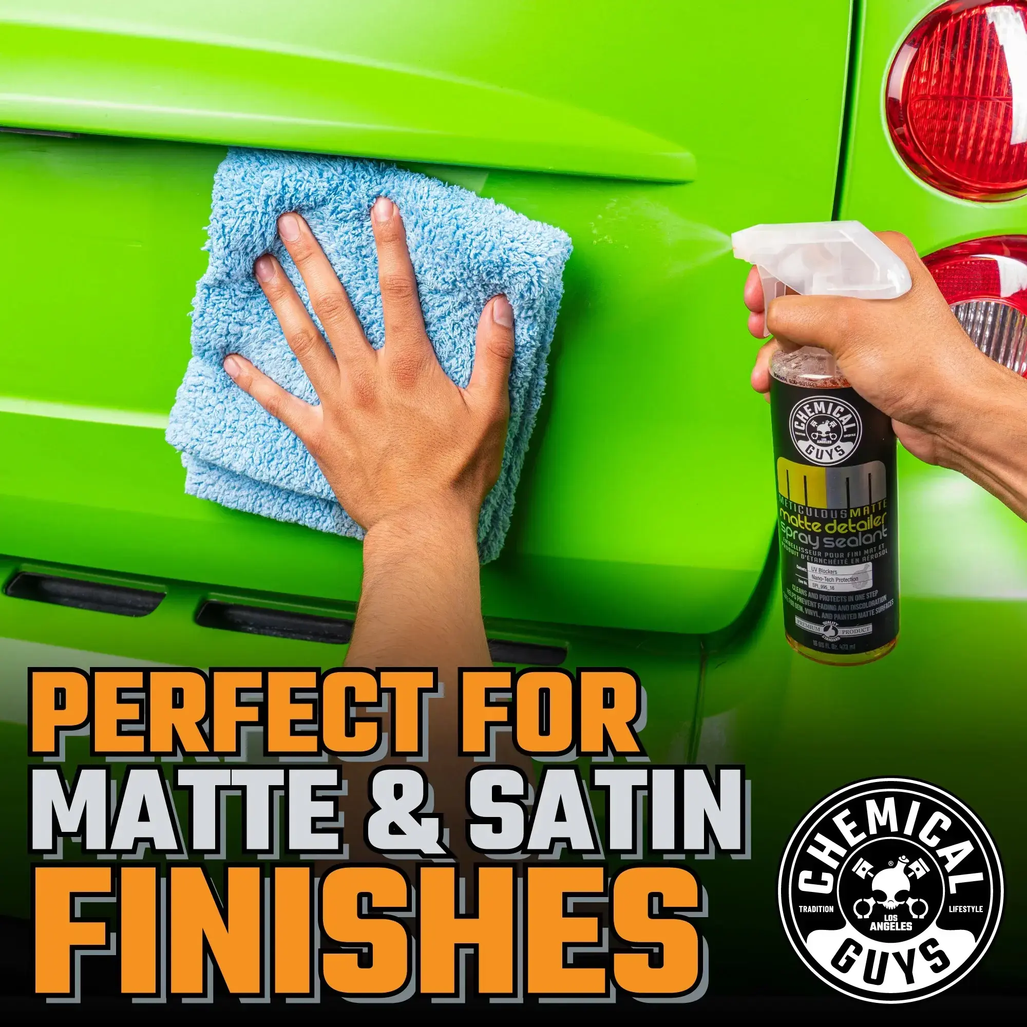 Chemical Guys Meticulous Matte Detailer Spray & Sealant for Crisp Satin & Matte Finishes 473ml