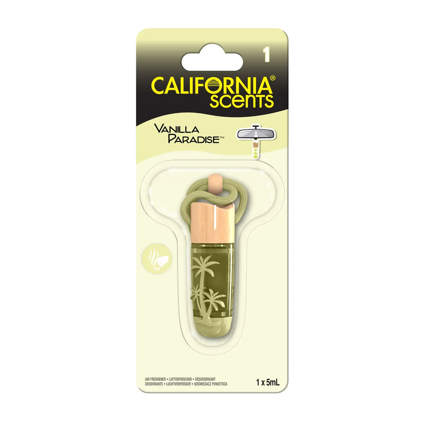 California Scents Vanilla Pardise Hanging Vial