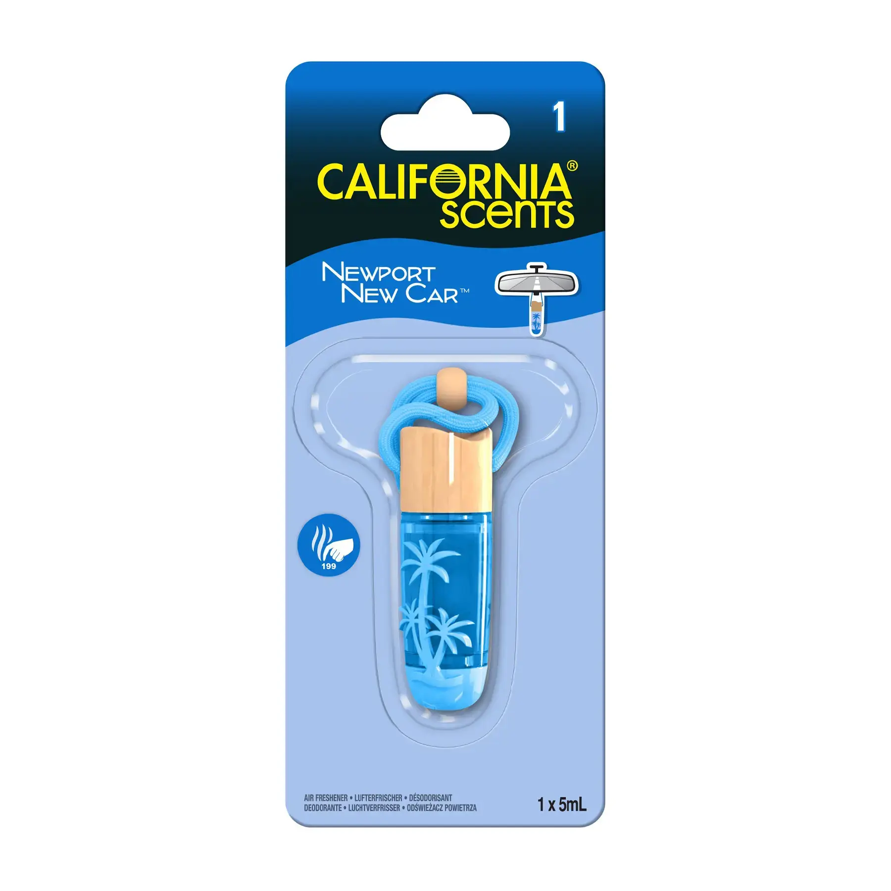 California Scents Newport New Car Hanging Vial