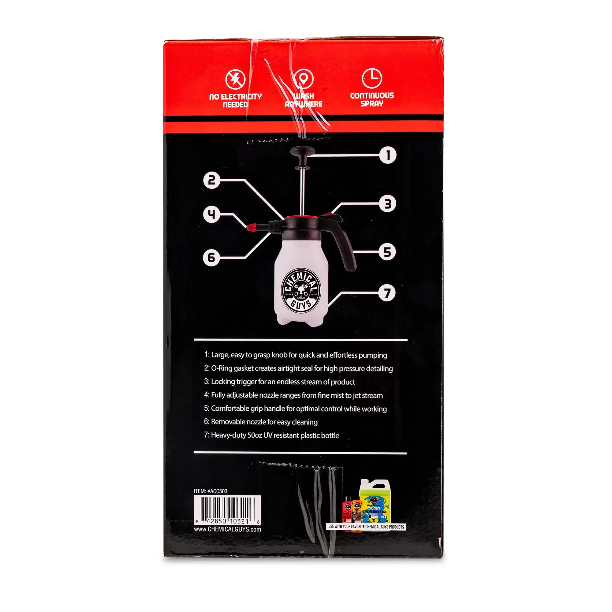 Chemical Guys Mr. Sprayer Full Function Atomizer and Pump Sprayer