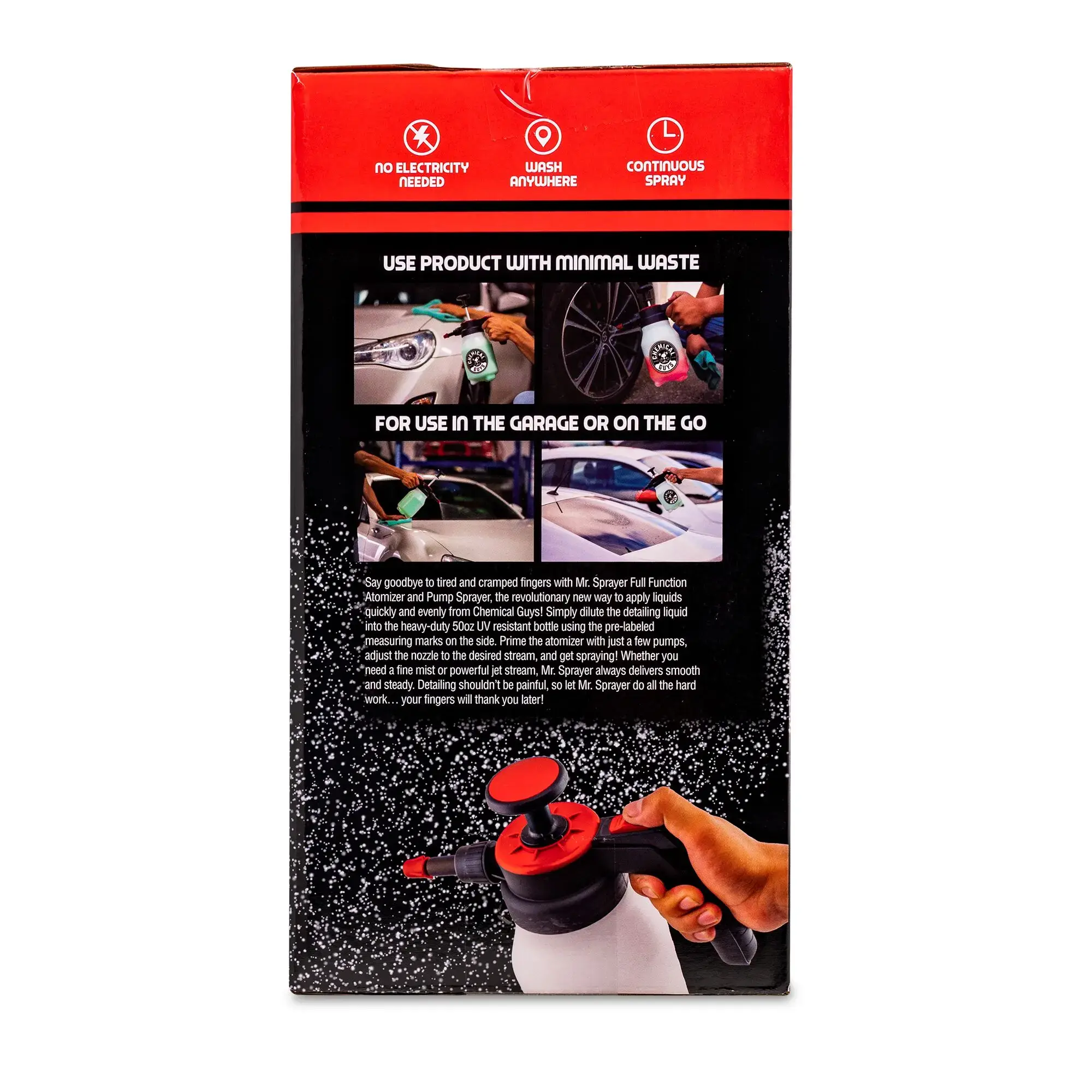 Chemical Guys Mr. Sprayer Full Function Atomizer and Pump Sprayer