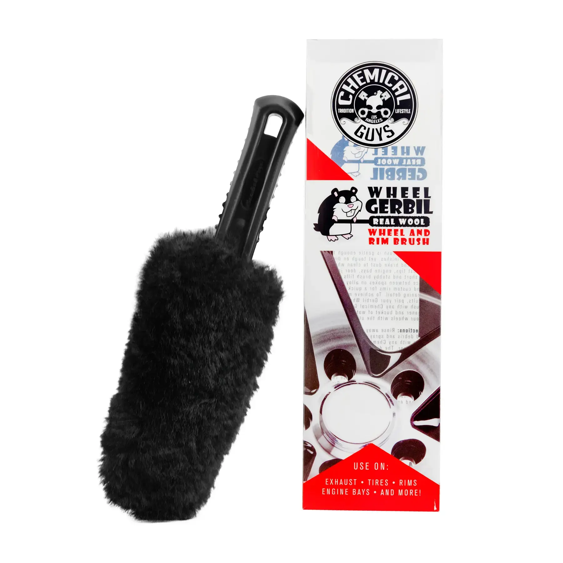 Chemical Guys Gerbil Wheel Brush-All Surface Premium Wheel & Rim Brush