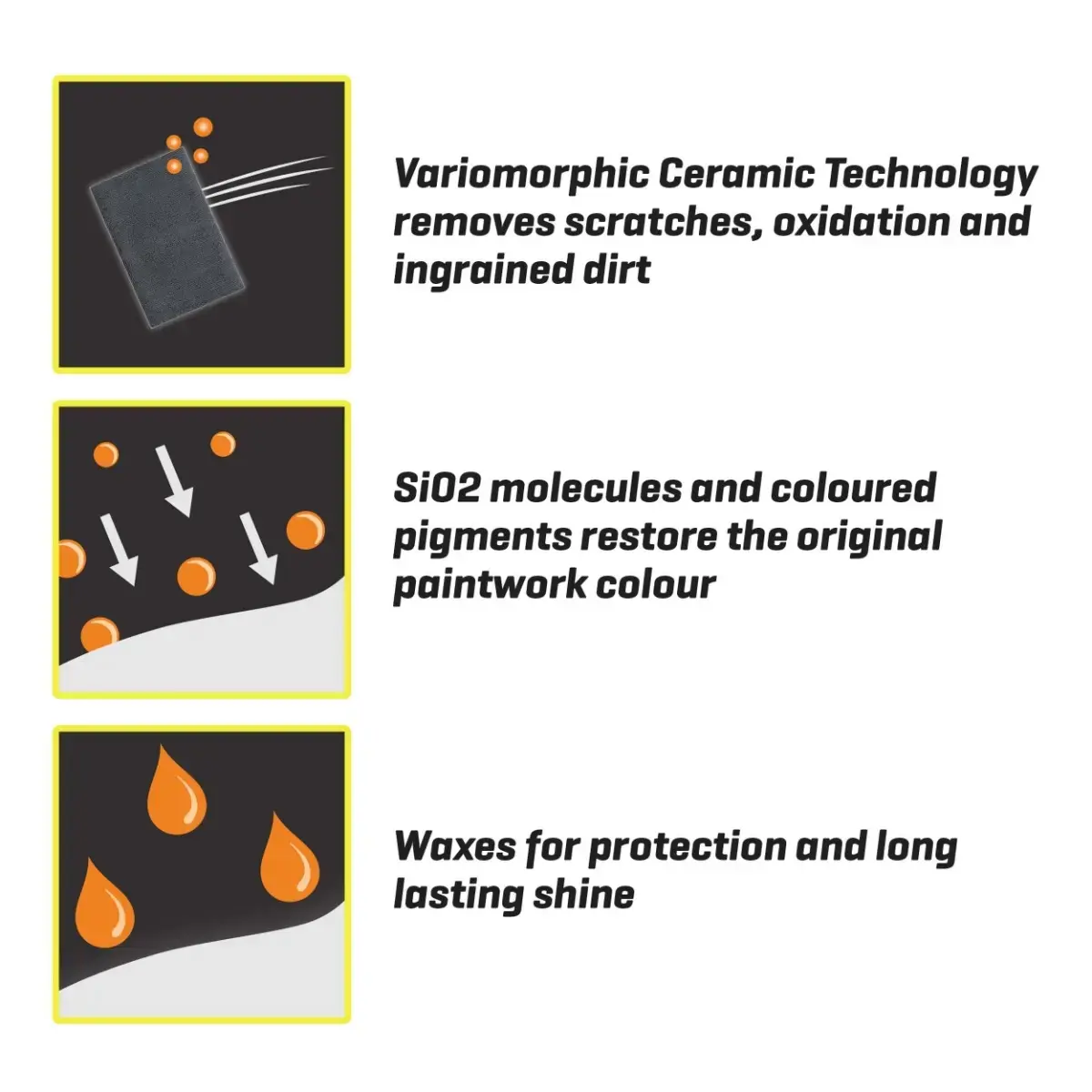 T-Cut Color Fast Ceramic Orange 500ml