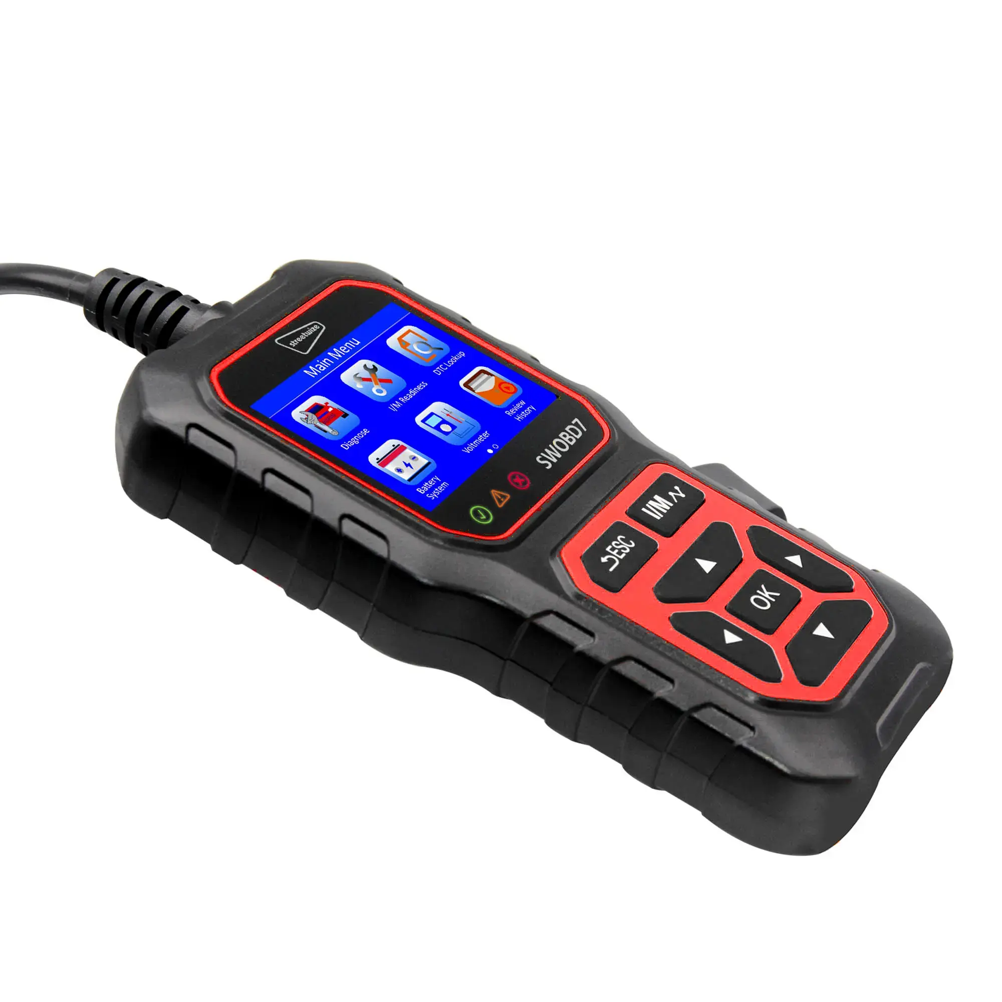 Streetwize Auto Diagnostic OBD2 Scanner with Coloured Screen