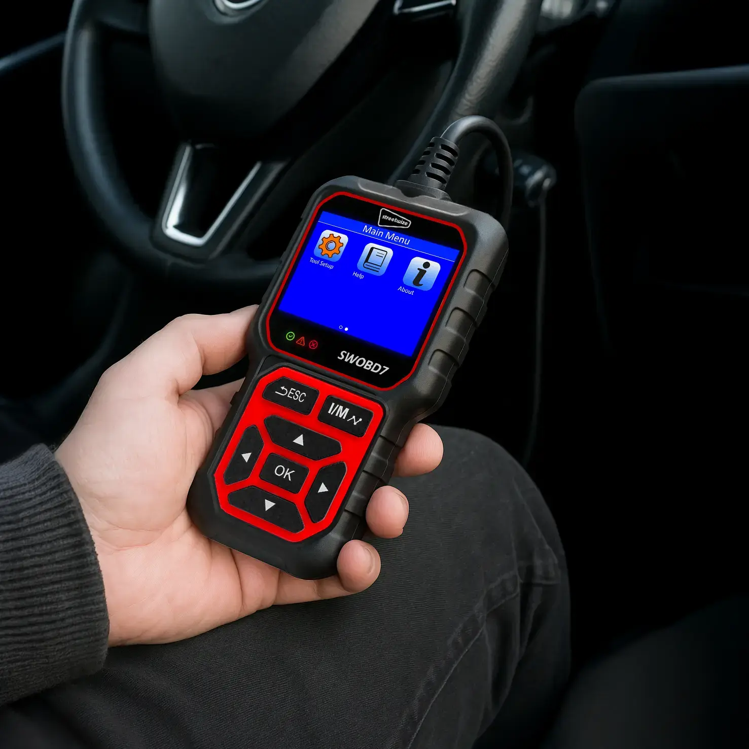 Streetwize Auto Diagnostic OBD2 Scanner with Coloured Screen