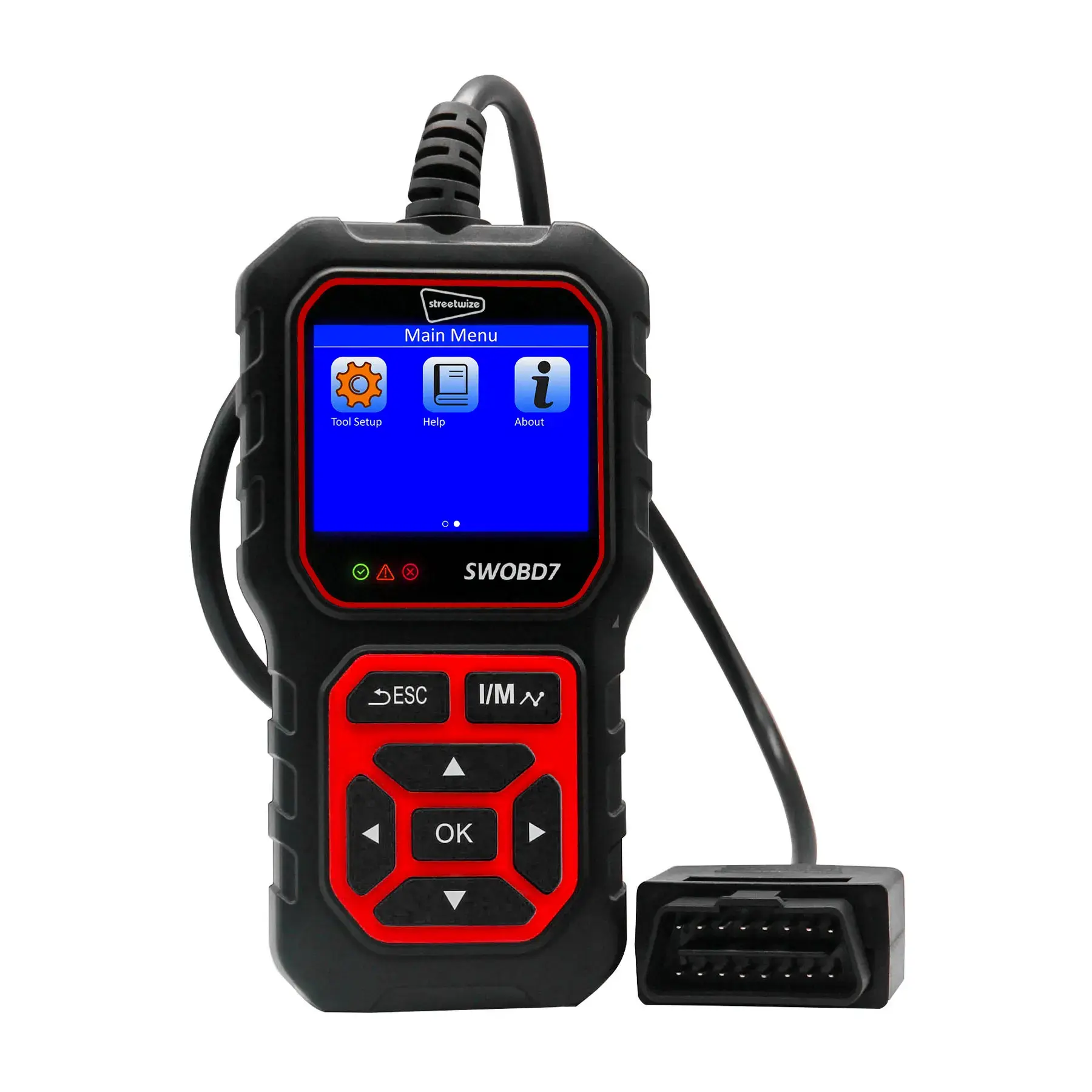 Streetwize Auto Diagnostic OBD2 Scanner with Coloured Screen
