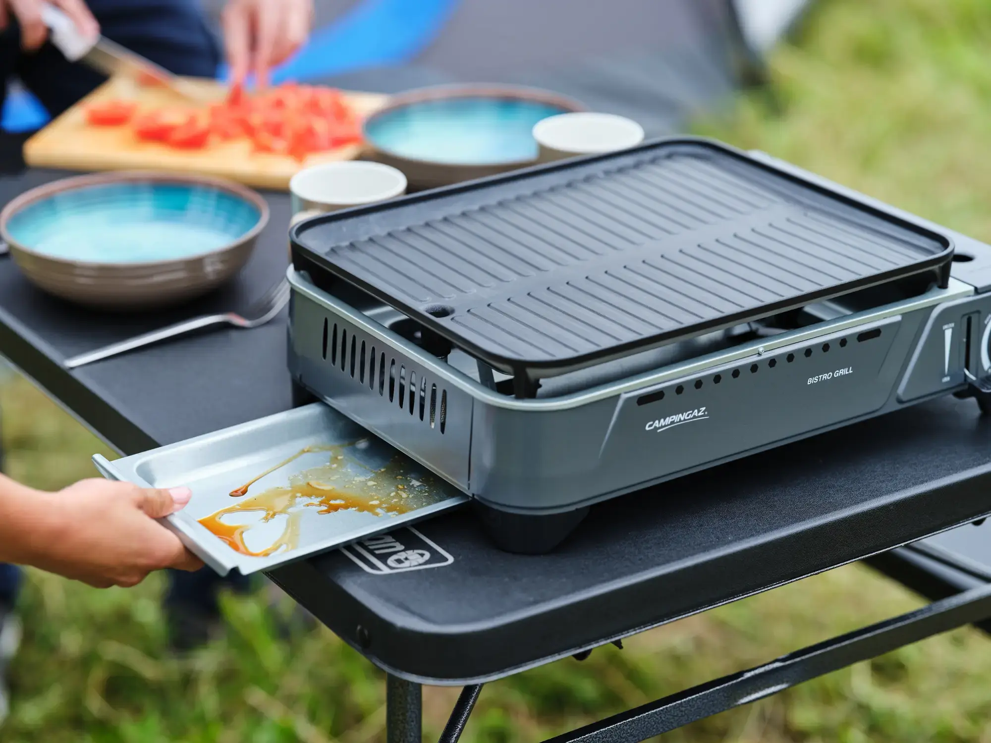 Campingaz Bistro Grill Single Tube Burner Portable Camping Gas Grill