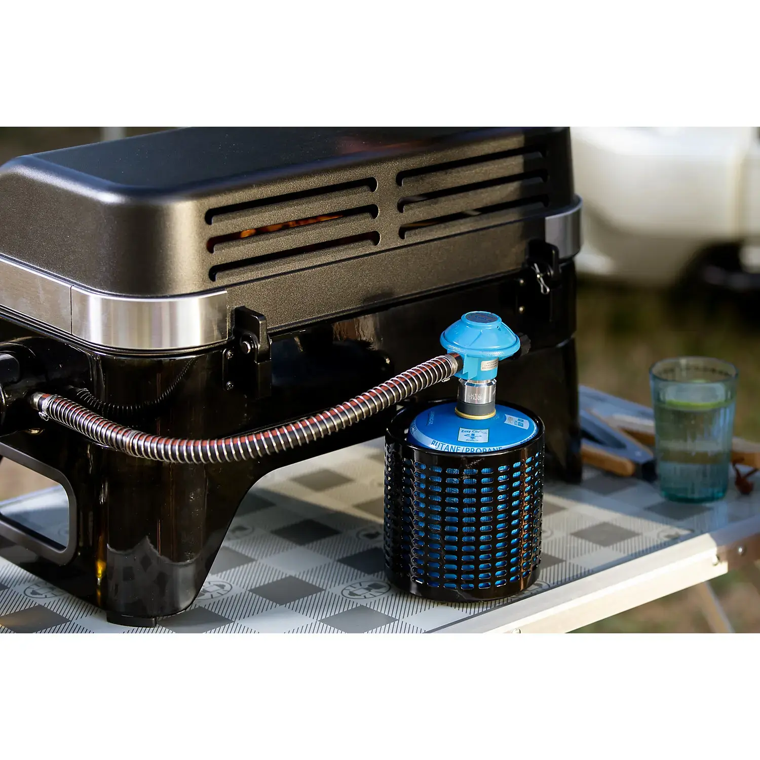 Campingaz Attitude 2Go CV - Black Table Top Gas BBQ Compact Portable Gas Barbecue