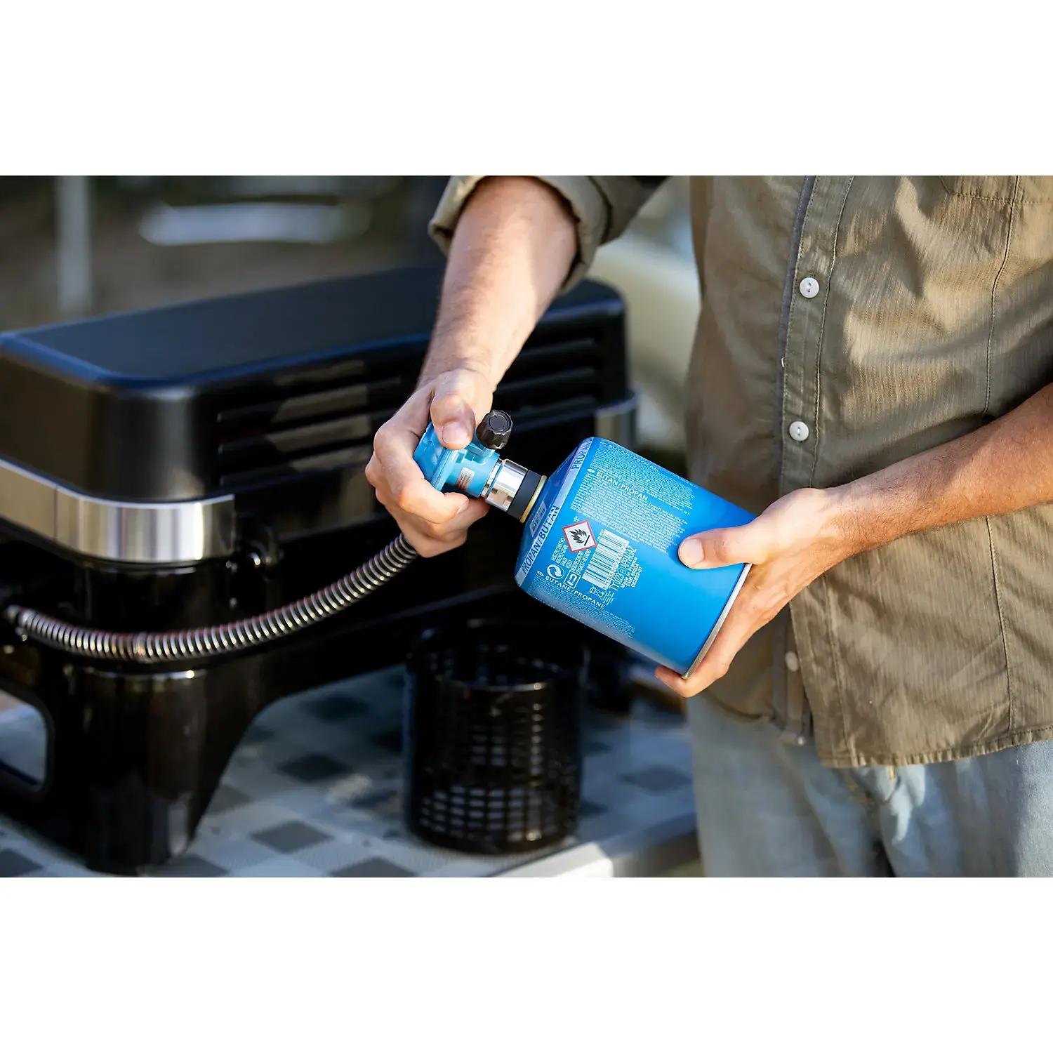 Campingaz Attitude 2Go CV - Black Table Top Gas BBQ Compact Portable Gas Barbecue