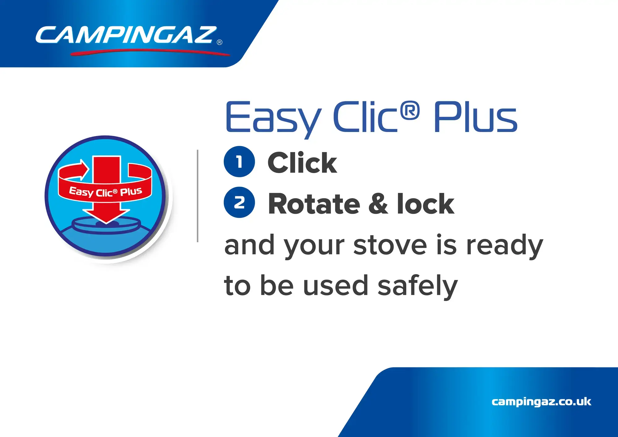 Campingaz Attitude 2Go CV - Black Table Top Gas BBQ Compact Portable Gas Barbecue