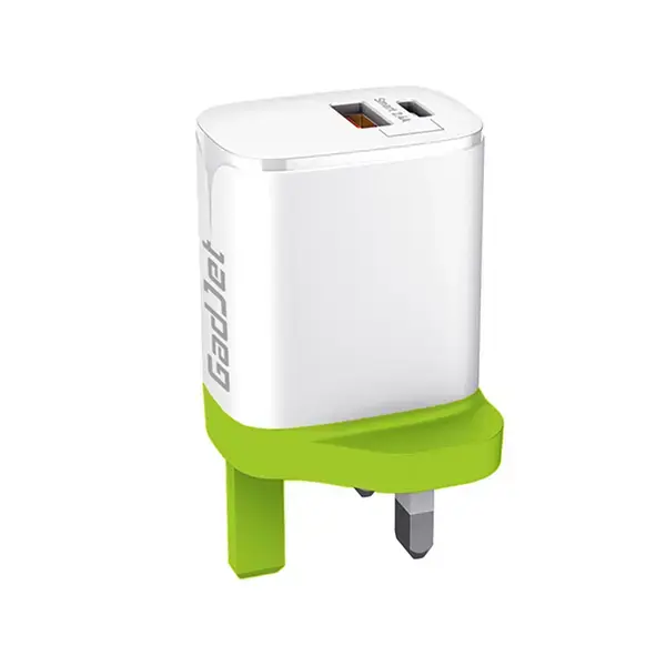 Gadjet Dual USB Wall Charger USB-C + USB-A