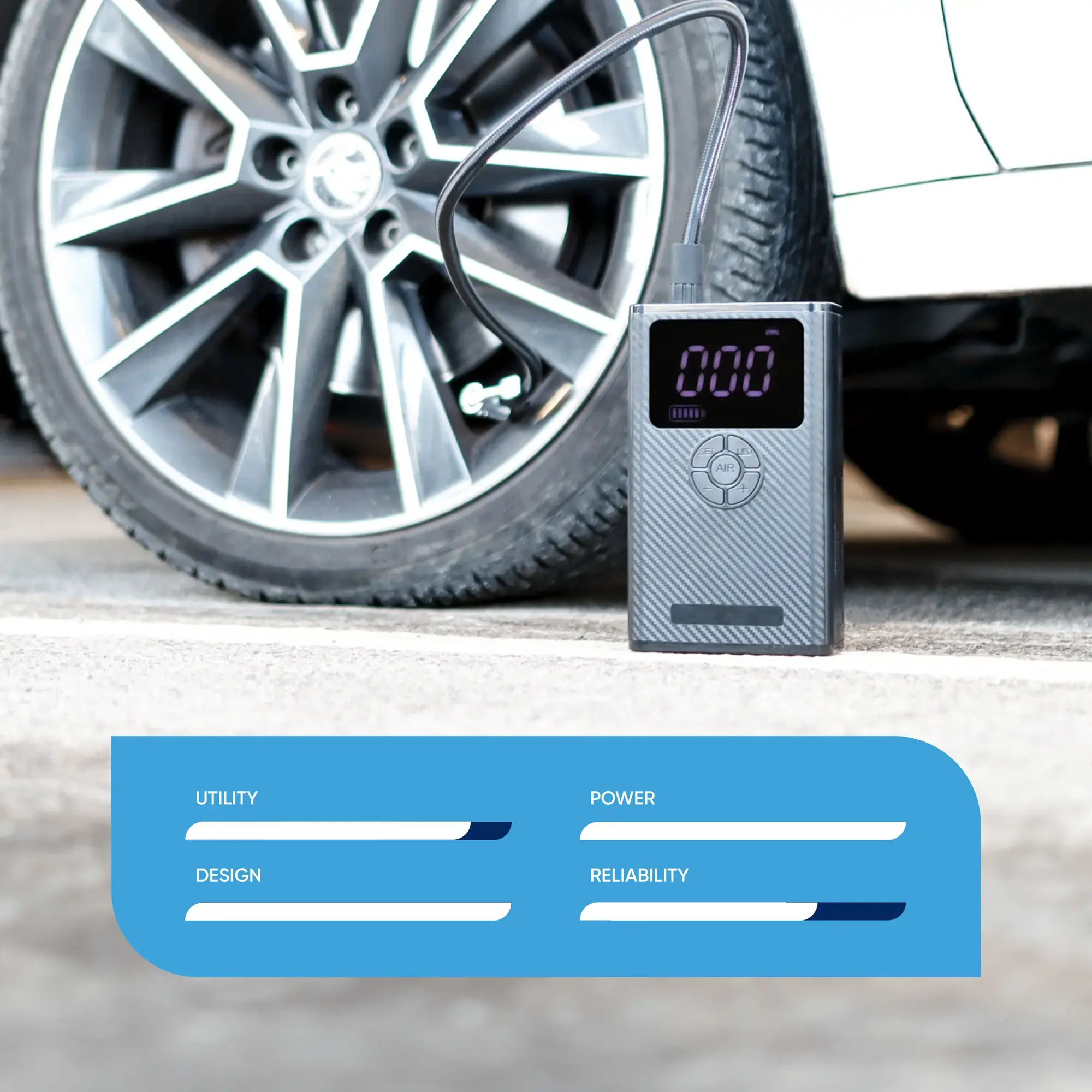 Streetwize 4 in 1 Jump Starter & Air Compressor