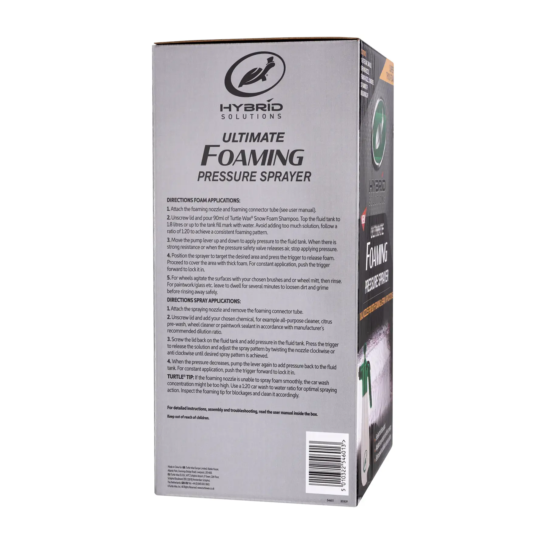 Turtlewax Hybrid Solutions Foaming Pressure Sprayer