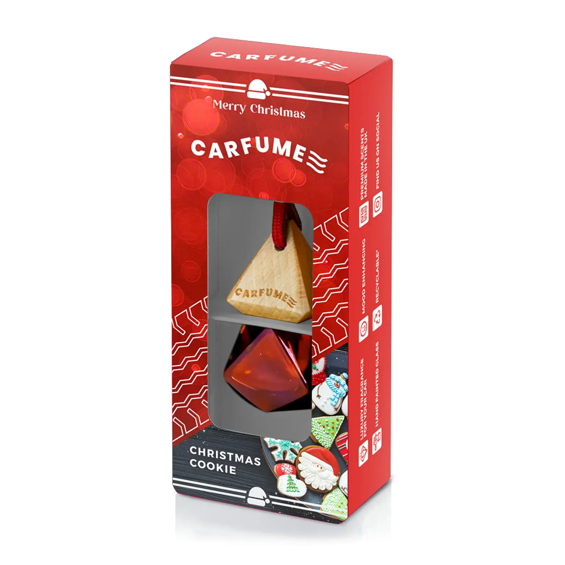 Carfume Car Air Freshener - Christmas Cookie Limited Edition
