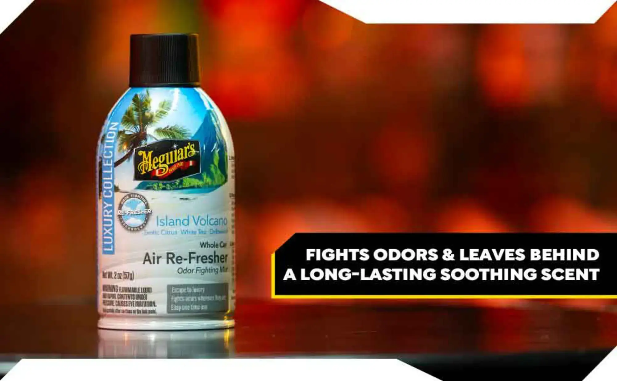 Meguiars Whole Car Air Re-Fresher Island Volcano 59ml