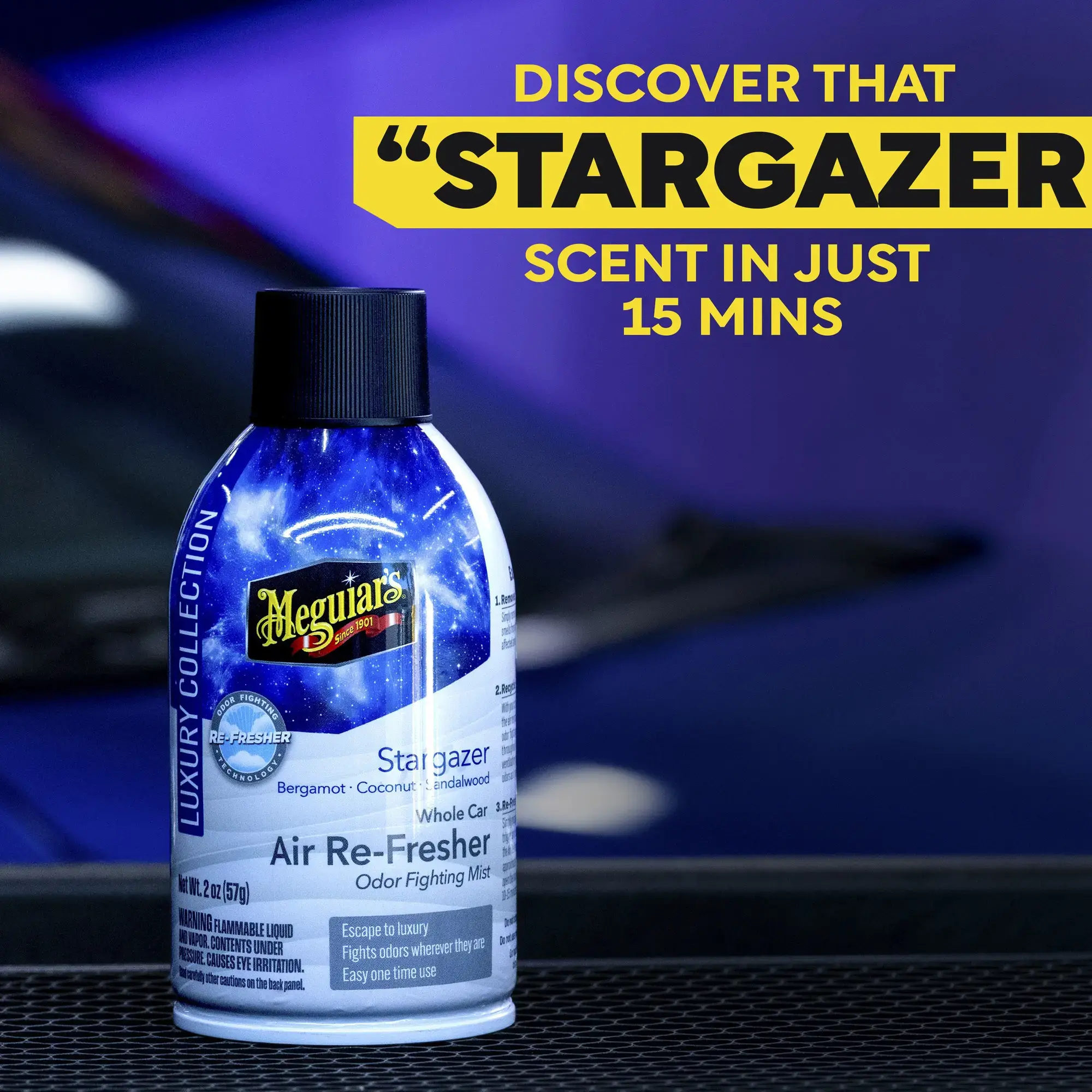 Meguiars Whole Car Air Re-Fresher Stargazer 59ml