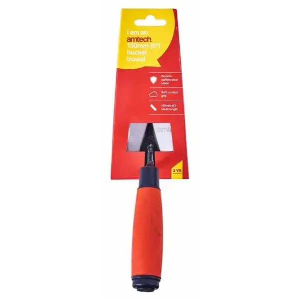 amtech 6 Bucket Trowel - Soft Grip