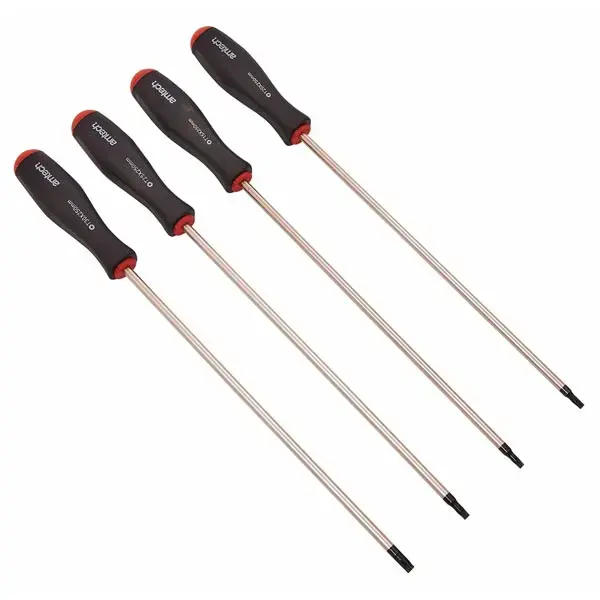 amtech 4pc Long Reach Torx Screwdriver Set